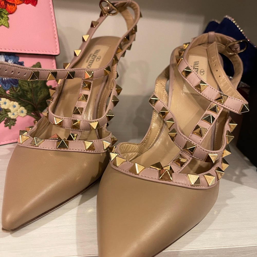 Valentino rock stud heels size 38